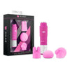 Rose Revitalize Massage Kit with 3 Silicone Attachments Pink - Adult Naughty Store