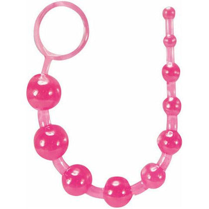 Blush Novelties Basic Anal Beads - Model BNB-001 - Unisex Anal Pleasure Toy - Pink