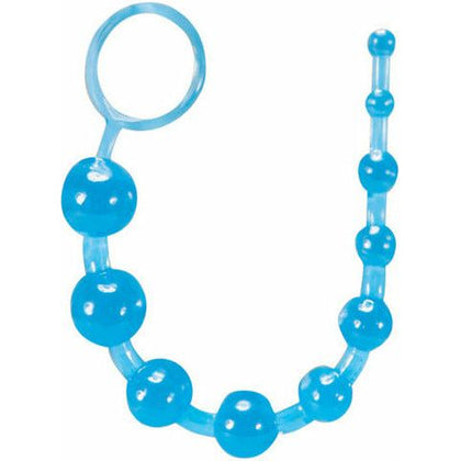 Blush Novelties Sassy Anal Beads - Model SN-AB001 - Unisex Anal Pleasure Toy - Blue