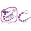 Blush Sassy Anal Beads - Model 2014, Purple - Beginner-Friendly Pleasure for All Genders