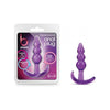 B Yours Triple Bead Anal Plug - Model TBA-001 - Unisex - Pleasure in the Rear - Purple - Adult Naughty Store