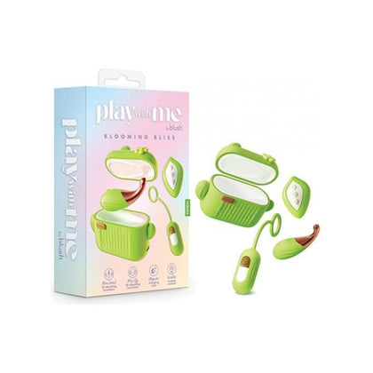 Blush Blooming Bliss Remote Controlled Vibrating Kit - Model X1 - Unisex Play Wand & Egg Set - Green