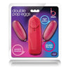 Cerise Pink Double Pop Eggs Vibrating Bullet - Model DPB-2 - For Dual Pleasure - Unisex - Adult Naughty Store