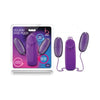 Introducing the Double Pop Eggs Plum Purple Vibrating Bullet - Your Ultimate Pleasure Companion - Adult Naughty Store