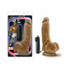 Blush Novelties Loverboy Boxer X9M 9-Inch Vibrating Realistic Cock - Male G-Spot Pleasure - Mocha Brown - Adult Naughty Store