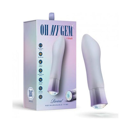 Blush Oh My Gem Revival Opal Vibrating Silicone Clitoral Stimulator for Women - Model OMGR-OP01 - Opal - Adult Naughty Store