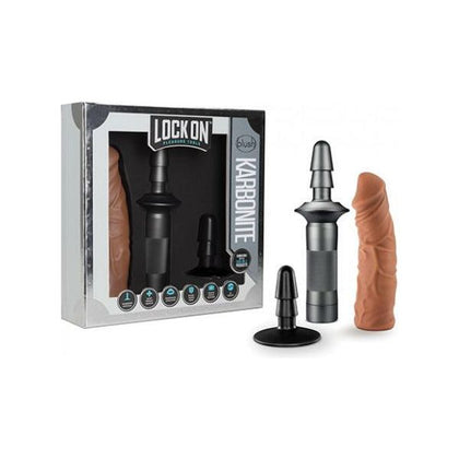 Karbonite Lock On Handle Kit - The Ultimate Pleasure Enhancer for All Genders - Explore Sensational Delights with Ease - Model KLH-3000 - Mocha