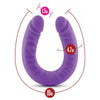 Rusé 18 Inches Silicone Slim Double Dong Purple - The Ultimate U-Shaped Pleasure Device for Deep Penetration and Double Delight - Adult Naughty Store