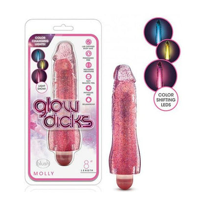 Blush Glow Dicks Glitter Vibrator Molly - Pink

Introducing the Blush Glow Dicks Glitter Vibrator Molly - Pink: A Mesmerizing Pleasure Experience