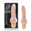 Blush Novelties X5 Plus Mr. Right Now Vibrating Dildo - Model X5P-MRN-001 - Unisex Pleasure - Beige - Adult Naughty Store