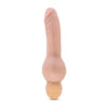 Blush Novelties X5 Plus Mr. Right Now Vibrating Dildo - Model X5P-MRN-001 - Unisex Pleasure - Beige - Adult Naughty Store