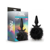 Blush Anal Adventures Platinum Rabbit Tail Plug - Black - Adult Naughty Store