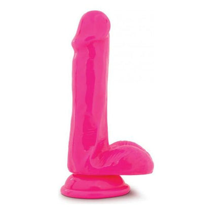 Neo 6 inches Dual Density Cock with Balls - Neon Pink: The Ultimate Realistic Pleasure Experience for All Genders