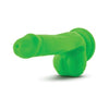 Neo Dual Density 6-Inch Neon Green Silicone Dildo with Balls - Realistic Model for Enhanced Pleasure