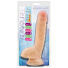 Blush Novelties Au Naturel 9 inches Sensa Feel Dildo - Model SNDF-9 - Realistic Dual Density Pleasure Toy for All Genders - Beige - Adult Naughty Store