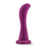 Temptasia Bellatrix Plum Purple G-Spot Dildo - Premium Silicone Pleasure Toy for Intense G-Spot Stimulation - Model B-22 - Women's Intimate Pleasure - Deep Purple - Adult Naughty Store