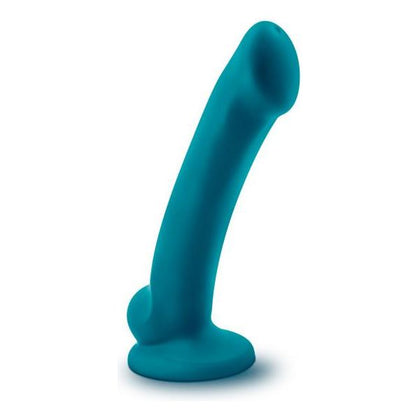Temptasia Reina Teal Blue Silicone G-Spot Dildo - Model TR-GB-001 - For Sensual G-Spot Stimulation - Women's Pleasure Toy