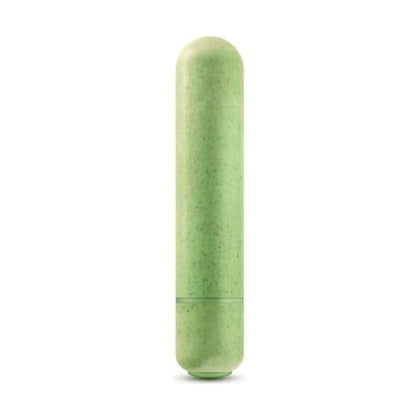 Gaia Eco Bullet Vibrator Green - The World's First Biodegradable and Recyclable Starch-Based Bioplastic Pleasure Packed Petite Vibe - Model GEBV-001 - Unisex - Intense Clitoral Stimulation - Green