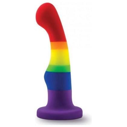 Avant Pride P1 Silicone Plug Freedom - Premium Artisanal Anal Pleasure Toy for All Genders in Vibrant Rainbow Color - Adult Naughty Store