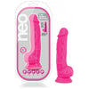 Neo 7.5 inches Dual Density Cock with Balls - Realistic Neon Pink Dildo for Intense Pleasure - Adult Naughty Store