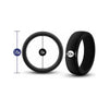 Performance Silicone Go Pro Cock Ring Black - The Ultimate Pleasure Enhancer for Men - Adult Naughty Store