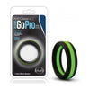 Performance Silicone Go Pro Cock Ring - Model X1 - Male - Enhances Pleasure - Black/Green