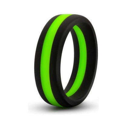 Performance Silicone Go Pro Cock Ring - Model X1 - Male - Enhances Pleasure - Black/Green