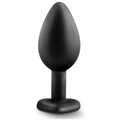 Temptasia Bling Plug Small Black - Elegant Silicone Anal Plug for Gentle Pleasure