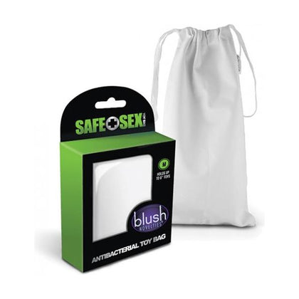 Safe Sex Antibacterial Toy Bag - Medium, White - Keep Your Toys Clean and Sanitary