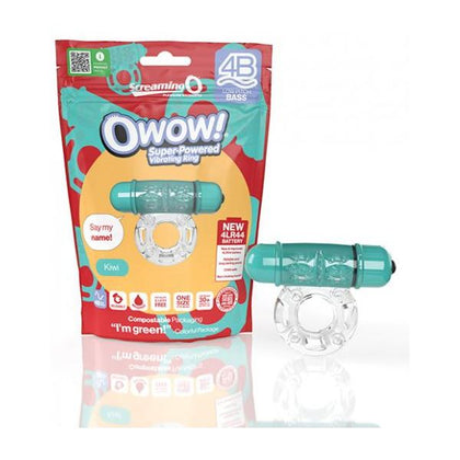 Screaming O 4B OWow - Kiwi: Powerful Vibrating Ring for Enhanced Pleasure