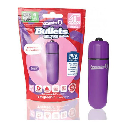 Screaming O 4T Bullet Vibrator - Grape Pleasure for All Genders