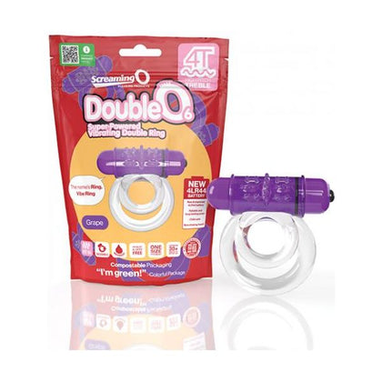 Screaming O 4T Double O 6 - Grape
Introducing the Sensational Screaming O 4T Double O 6 Vibrating Double Ring for Couples - A Pleasure Powerhouse in Grape!