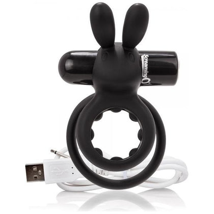 Introducing the Charged Ohare Vooom Mini Vibe Black: The Ultimate Rechargeable Double Cock Ring for Mind-Blowing Pleasure!