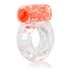 Quickie Plus Screaming O Vibrating Ring - The Ultimate Pleasure Enhancer for Couples - Orange