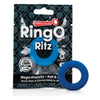 Screaming O Ringo Ritz Blue Cock Ring - Premium Liquid Silicone Mega Stretchy Fit for Enhanced Pleasure