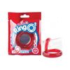 Screaming O RingO 2 Red Double Erection Ring with Ball Sling - Intensify Pleasure and Performance