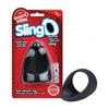 Screaming O SlingO Black Silicone Cock Ring with Perineum Massage - Enhance Pleasure for Men - Adult Naughty Store