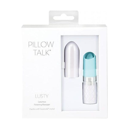 Pillow Talk Lusty - PT-001 Teal Clitoral Stimulator for Women - Intense Pleasure - Teal - Adult Naughty Store