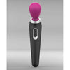 Palmpower Extreme Silicone Rechargeable Wand Massager - Powerful Intimate Pleasure Toy for Women - Deep Vibrations - Pink