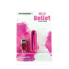 Introducing the Mighty Pleasure Mini Bullet - Model 9P, a Rechargeable Bullet Vibrator for Intense Pleasure - Pink - Adult Naughty Store