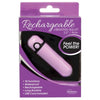 Simple & True Rechargeable Vibrating Bullet Purple - Powerful Waterproof Pleasure Toy for All Genders and Intimate Areas - Adult Naughty Store