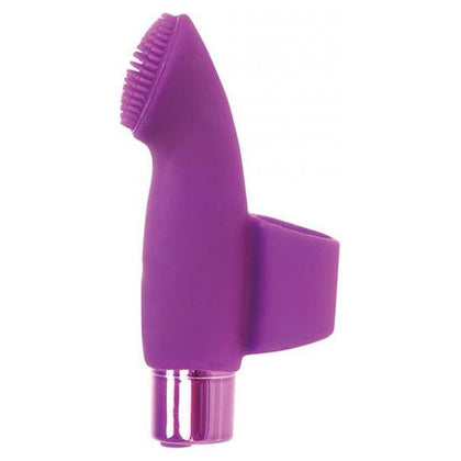 Powerbullet Rechargeables Naughty Nubbies Purple Silicone Finger Vibrator - Intense Stimulation for Her Pleasure