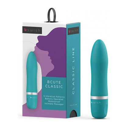 Bswish Bcute Classic - Jade Mini Silicone Bullet Vibrator for Intense Pleasure - Women's Clitoral Stimulation - Waterproof - 5 Powerful Vibrations - Green