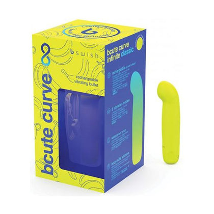 Bcute Curve Infinite Classic Limited Edition - Citrus Yellow: Powerful G-Spot Vibrator for Women's Sensual Pleasure