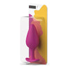 Bfilled Basic Plus Silicone Anal Massaging Plug - Model B002, Magenta - Adult Naughty Store