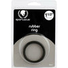 Spartacus Rubber C Ring 1.5 Inch - Black: Enhancing Pleasure for Men's Intimate Moments - Adult Naughty Store