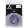 Spartacus Nitrile C Ring Set - Purple: Durable and Versatile Cock Rings for All Genders and Pleasure Areas - Adult Naughty Store