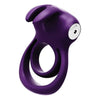 Thunder Rechargeable Vibrating Dual Ring - Deep Purple: The Ultimate Male Pleasure Enhancer