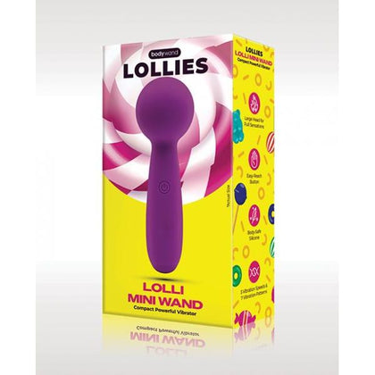 Xgen Bodywand Lolli Mini Wand Vibrator - Powerful Compact Purple Clitoral and Perineum Massager - Adult Naughty Store