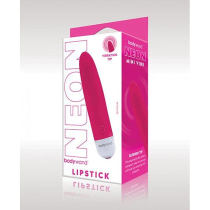 Bodywand Neon Mini Lipstick Vibe - Model NW-001 - Clitoral Stimulator - Neon Pink